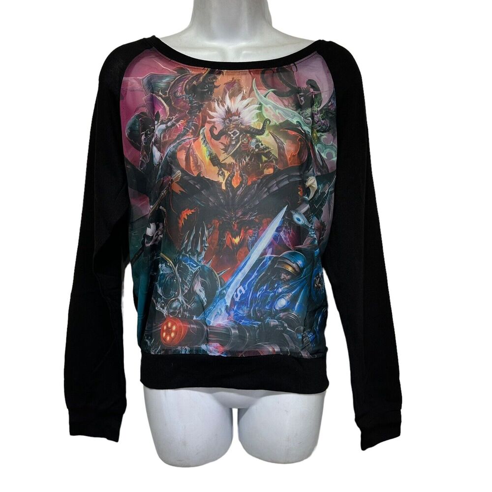 We Love Fine Women's Heroes Of The Storm Long Sleeve Shirt XL